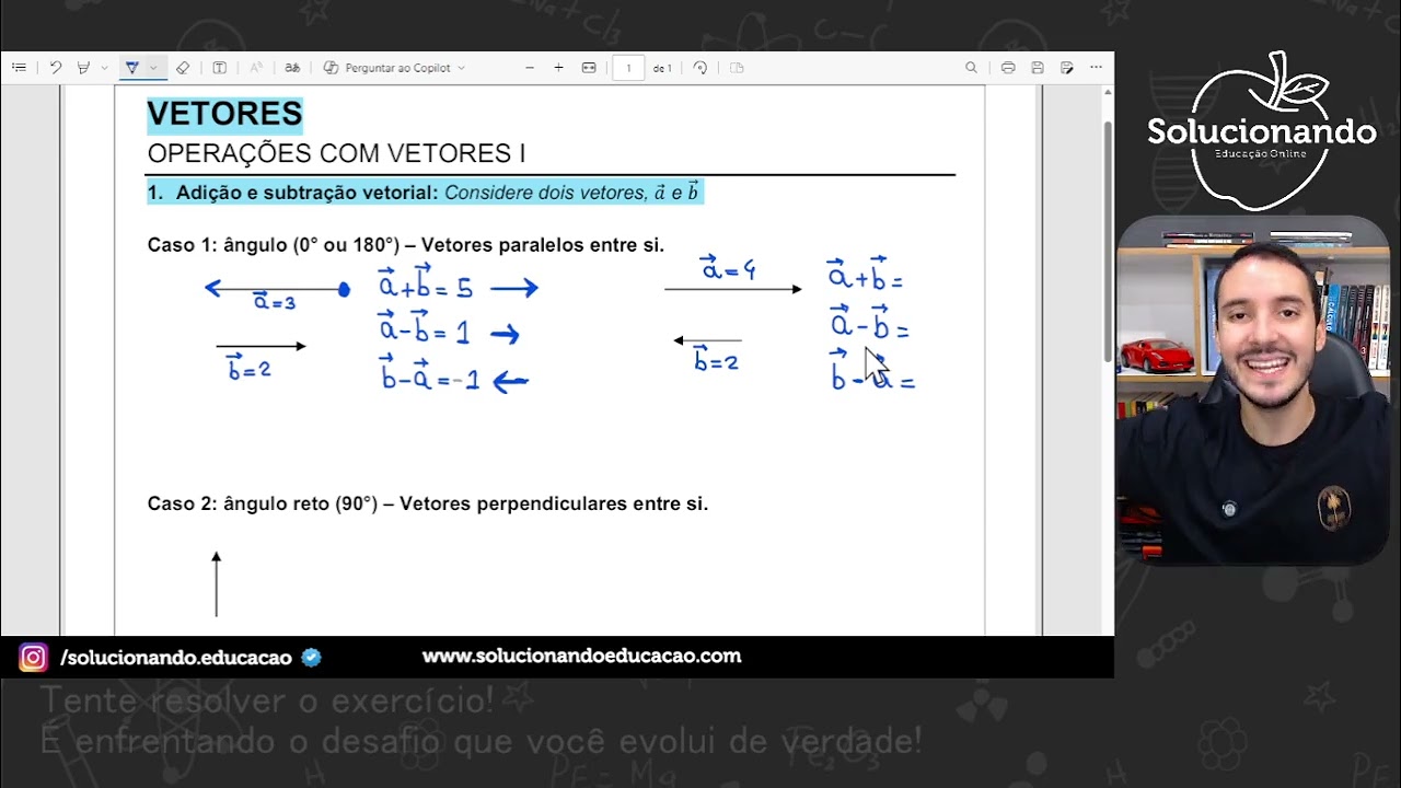 Operações com vetores I