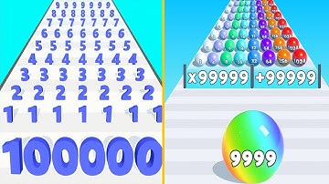 Number Master VS Numbers Ball Blend Challenge - ALL LEVELS Gameplay Android iOS Ep 2