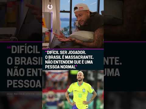 NEYMAR DEU UMA DESABAFADA MONSTRA SOBRE SER JOGADOR DE FUTEBOL NO BRASIL #shorts