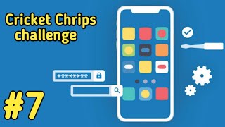 Cricket chrips challenge in android studio