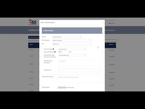 ESS Incident Portal Tutorial