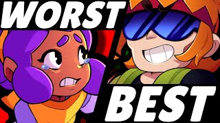 Brawl Stars Tier List - Brawlers Ranked Best to Worst