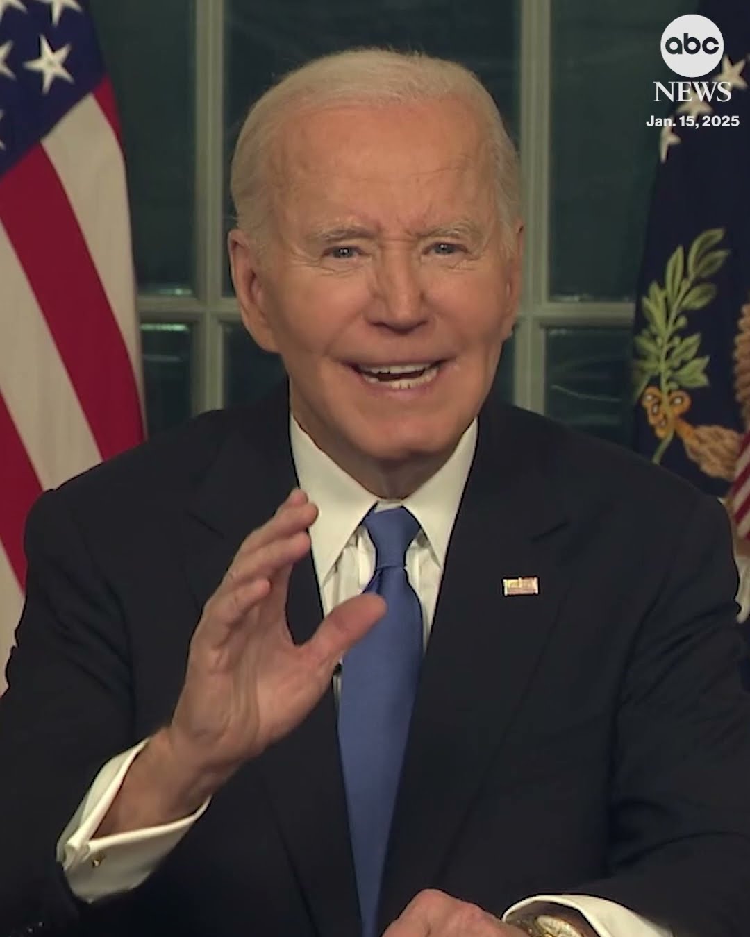 Biden strikes optimistic tone in farewell address: ‘That’s the magic of America’