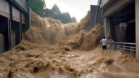 10 Devastating Flash Floods Caught On Camera | Floods 2024 | weather updates