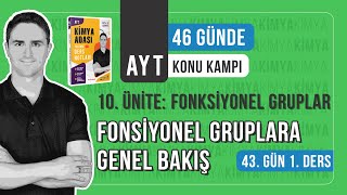 📍FONKSİYONEL GRUPLARA GENEL BAKIŞ l 43.GÜN 1. DERS l AYT KONU ANLATIM KAMPI