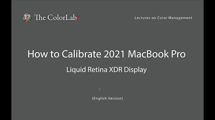 New MacBook Pro XDR Display Calibration Setup (4K | ENG)