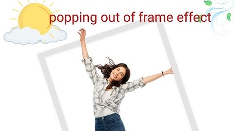 Canva design hack: 3D pop-out frame effect