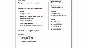 ManageBac how to login for Parents