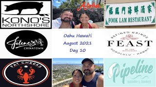 OAHU HAWAI'I - AUGUST 2021 | DAY 10 VLOG-Kuhio Beach,Burrito,Chinatown Eats,Lobster Rolls,Cake Bombs