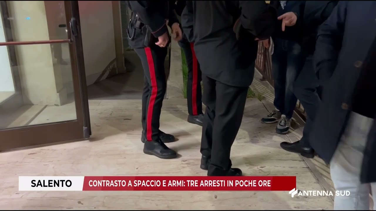 16 GENNAIO 2026 - SALENTO - CONTRASTO A SPACCIO E ARMI, TRE ARRESTI IN POCHE ORE