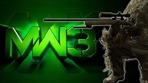 JacobBlack553: MW3 - 2 Kills 1 Bullet with the Sniper Rifle