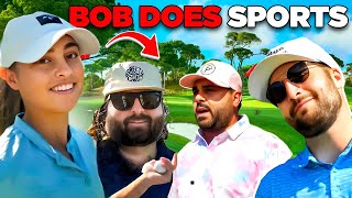 BOB DOES SPORTS vs GABBYGOLFGIRL  2v2