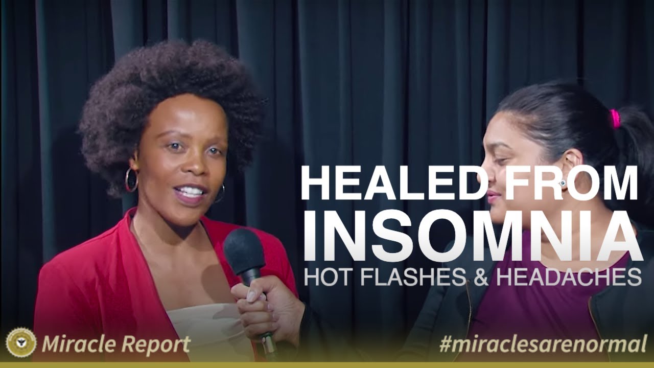 Insomnia, Hot Flashes & Headaches Disappear after 3 Months │Miracle