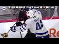 Morgan rielly attacks ridly greig as the ottawa senators take down the toronto maple leafs