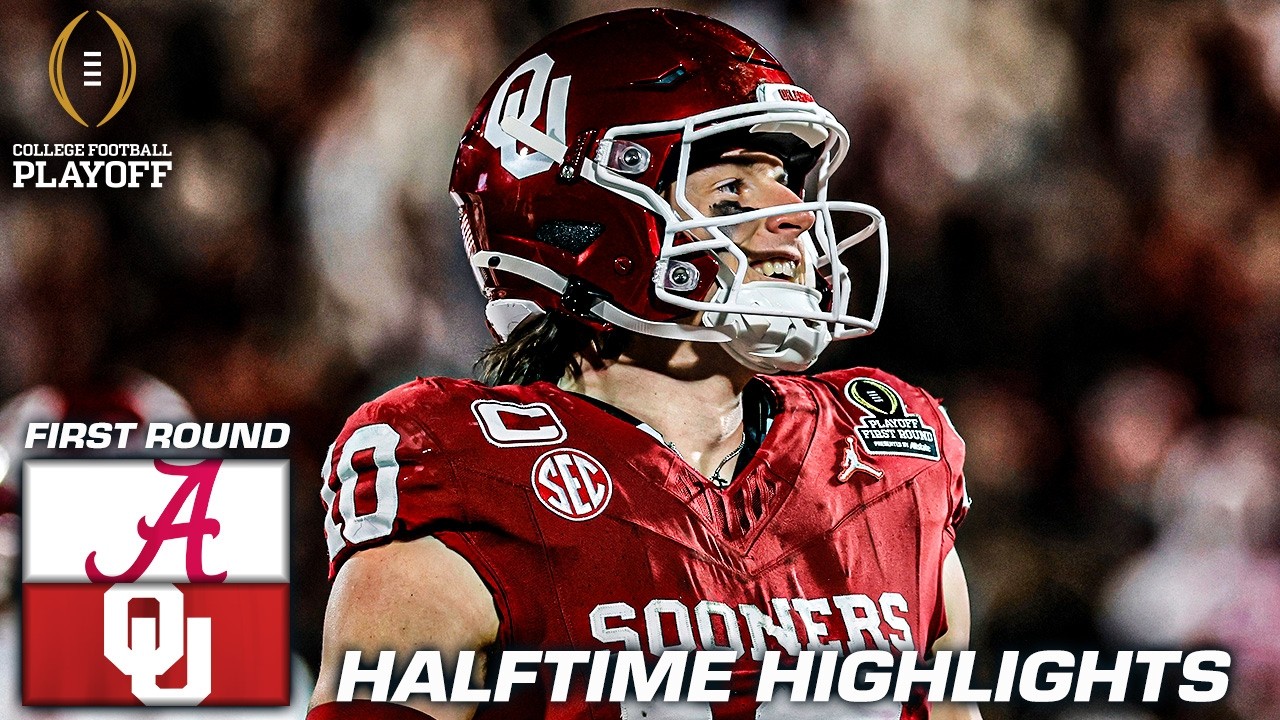CFP First Round HALFTIME HIGHLIGHTS: Alabama Crimson Tide vs. Oklahoma ...