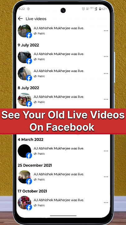 How To See My Old Live Videos On Facebook | Facebook Live Video Not Showing #shorts #facebooklive