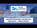 The ART of Accounting Understanding financial reports - First Steps