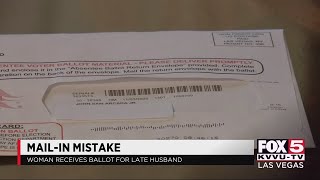 Las Vegas woman receives ballot for partner who died in June 2019