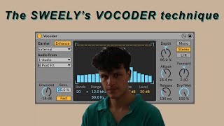 minimal/micro house percussive textures with the SWEELY's Vocoder Technique | distilled noise