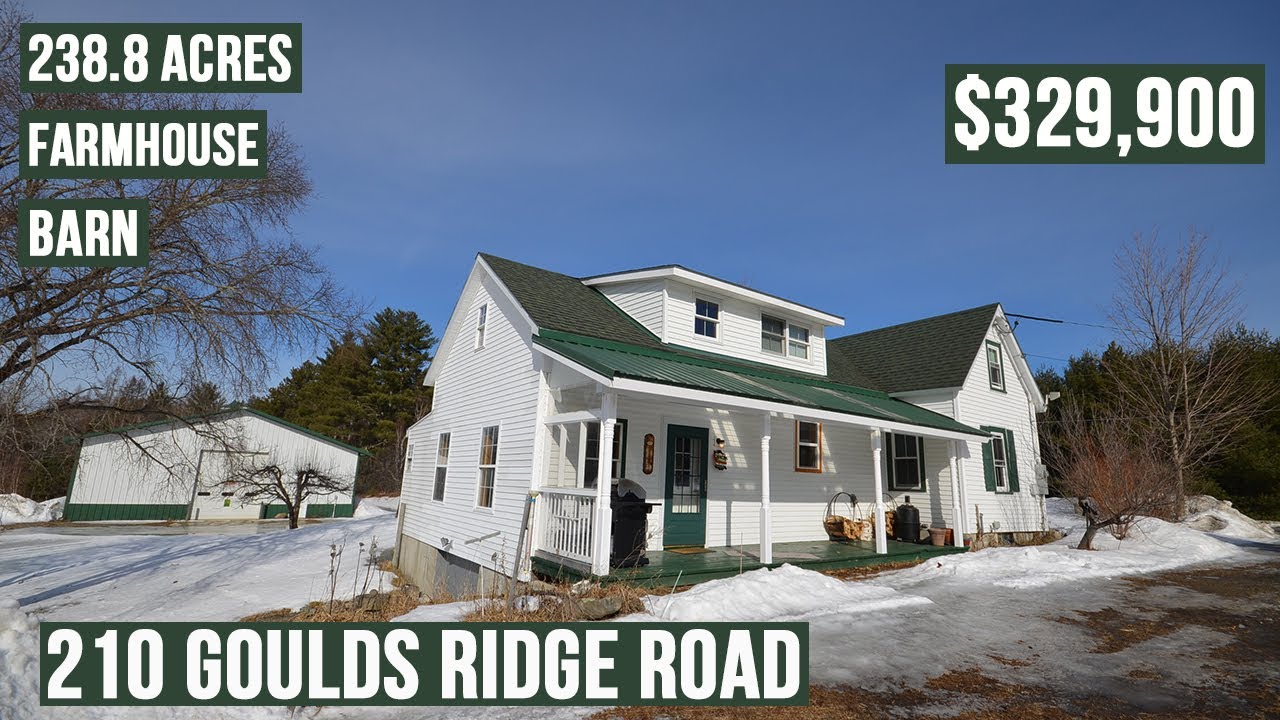 *SOLD* 210 Goulds Ridge Road, Passadumkeag MAINE REAL ESTATE YouTube