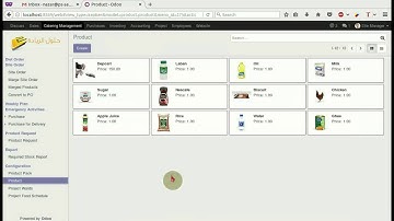 ODOO Catering Management System Pack Product
