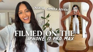 Day In My Life Vlog Filmed on iPhone 17 Pro Max 📱✨ | Camera Review & 16 Pro Max Comparison