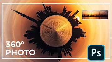 transform panorama photo into 360° photo in photoshop fast and easy