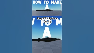 How To Make a FPS System #roblox #shorts #tutorial #gaming #robloxstudio