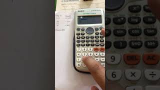 Interpolation Using Casio fx-570