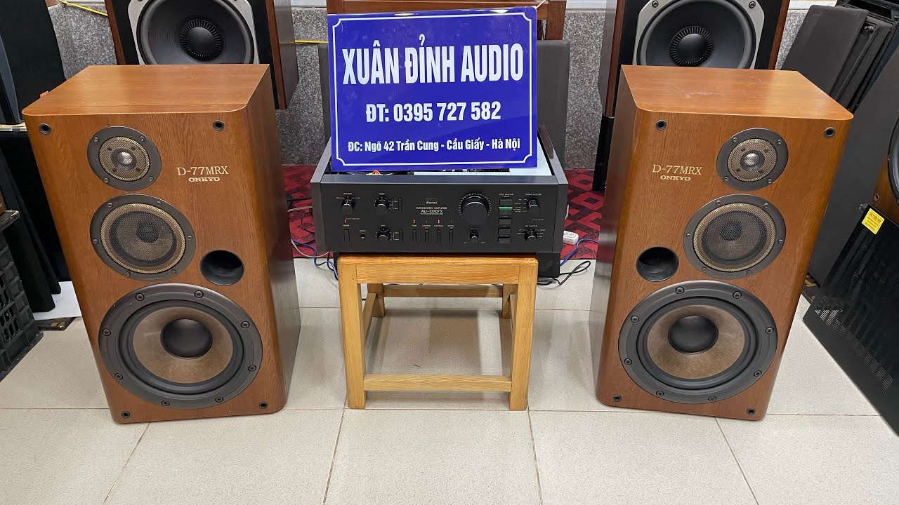 Fantastic Sound System, Onkyo D-77MRX Speakers, Superb Sansui 707X