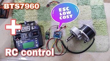 ทดสอบบอร์ด bts7960 กับ รีโมท RC สำหรับหุ่นยน์&รถตัดหญ้า | ทำเล่นไปเรื่อย