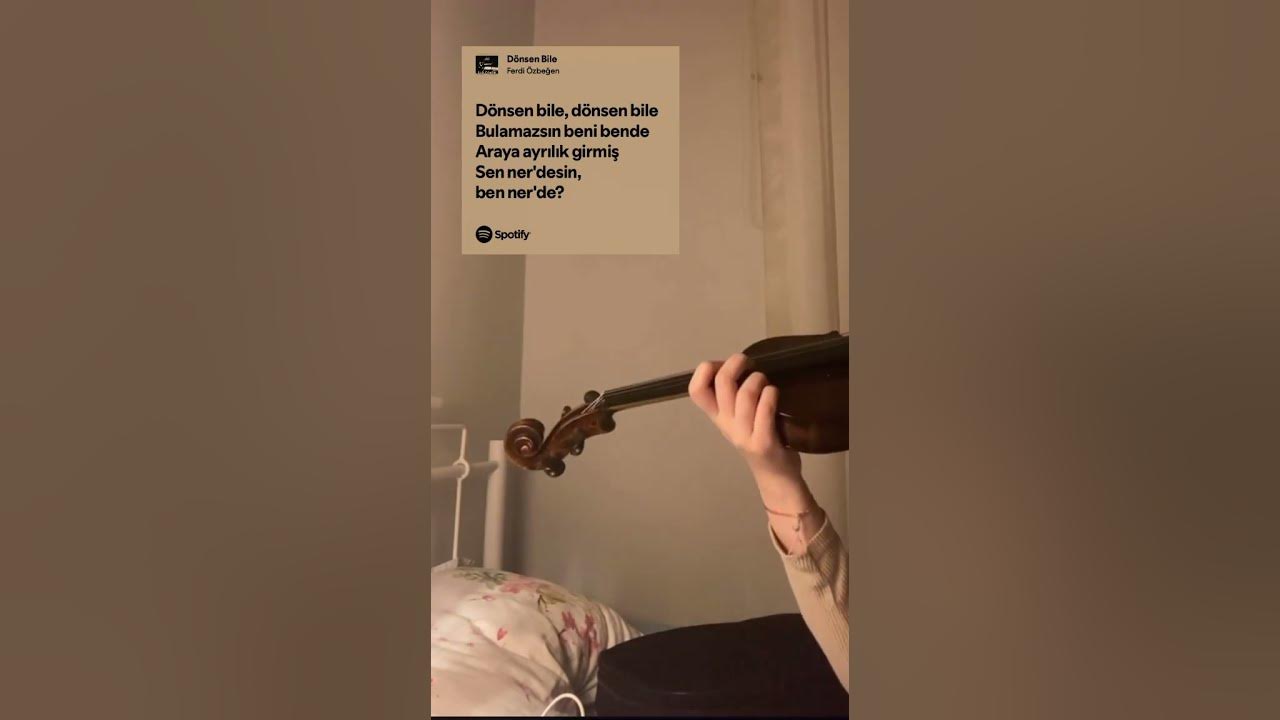 Dönsen bile-Ferdi Özbeğen (Keman Cover)