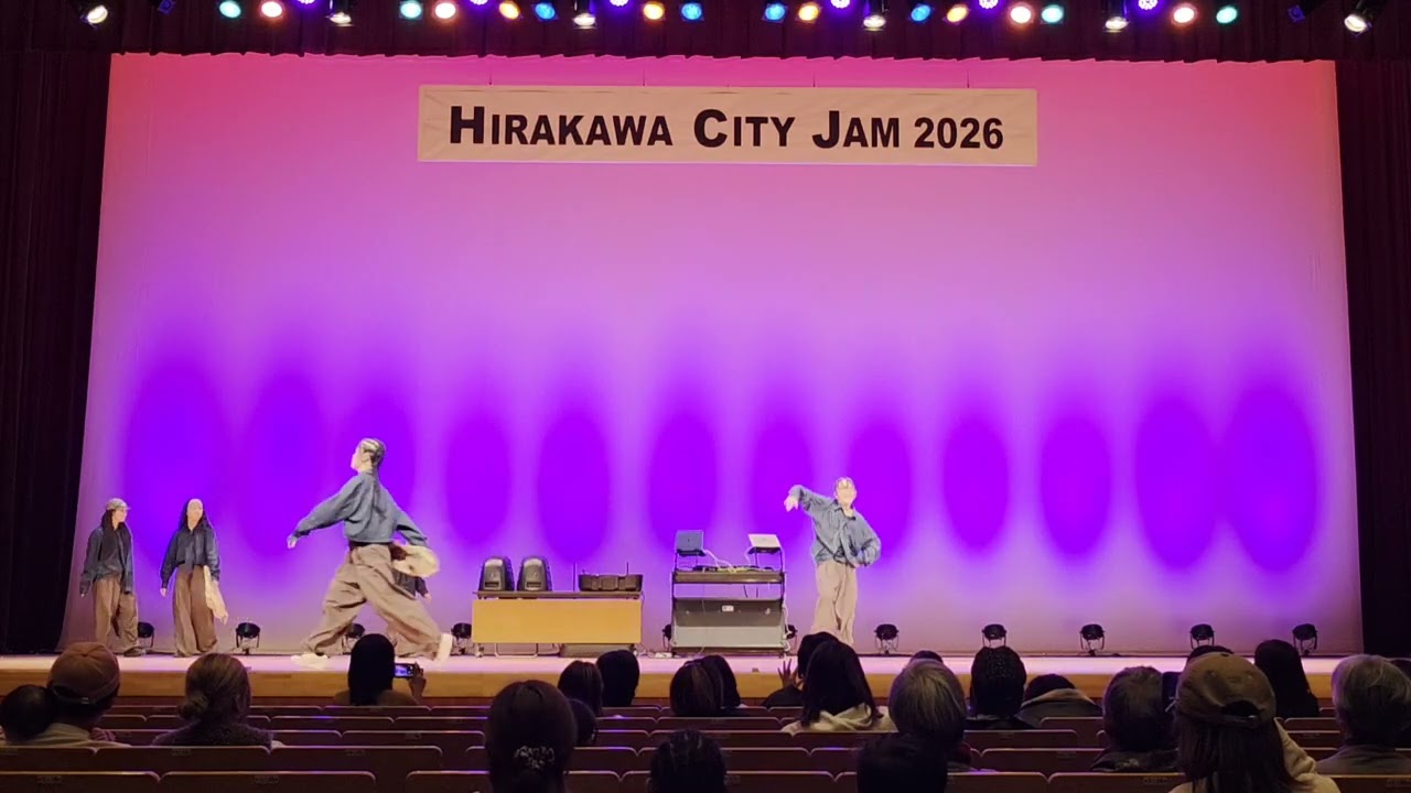 GLITTERDANCESTUDIO【ダンス発表会】MINAオープンHIPHOP平川市文化センター2026/3/1