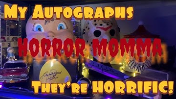 ☠️My Horror Autograph Collection. All this in 2 Years?  Funkos, Props and Pics!💀