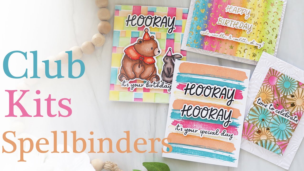 Spellbinders Club Kits | November | 2024 - YouTube
