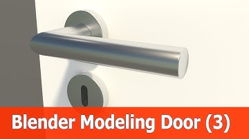 Blender Door Modeling tutorial : Keyhole (Part 3)