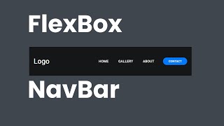 Simple Flexbox NavBar | CC