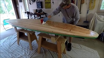 Building a Wooden Paddle Board - Part 7: Fairing and Epoxy