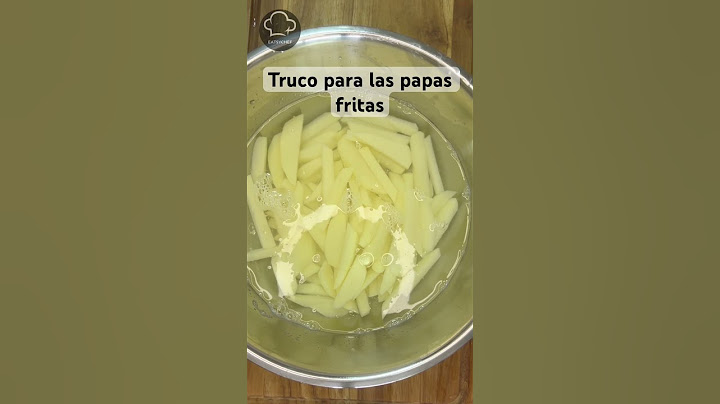 Truco para las papas fritas 🍟 🥔
