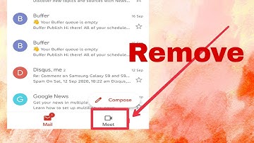 How to remove Google meet tab from Gmail in Android?Simple Trick.