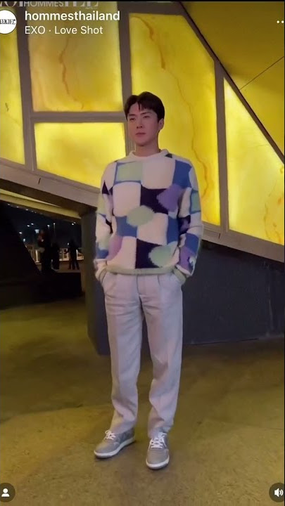 Sehun at Dior's event in Cairo