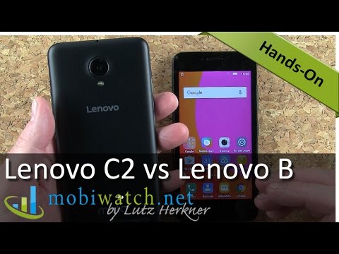 Lenovo C2 vs Lenovo B: Cheap Phones Comparison | Hands-on Video Review