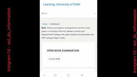 sol du Questions paper