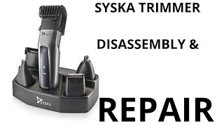 syska ht100 trimmer charger