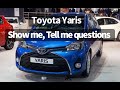 Toyota Yaris "Show me, Tell me" questions & answers for the UK Driving Test