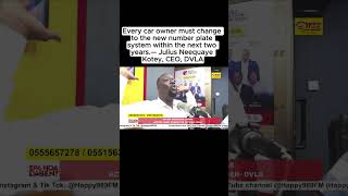 Every Car Owner Must Change To The New Number Plate System Within The Next 2 Years - Ceo Dvla
