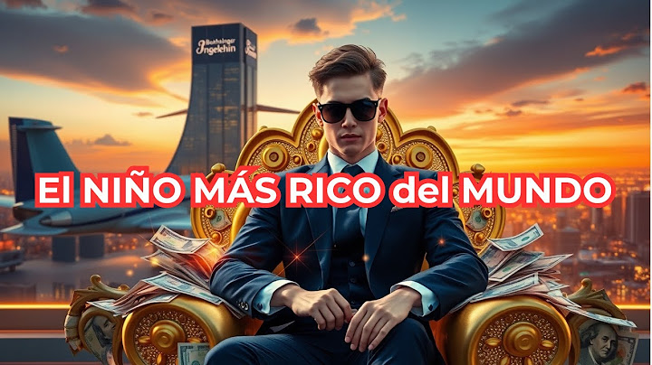 ✅ "El niño más rico del mundo en 2025: solo tiene 19 años y 5.600 millones 💰"