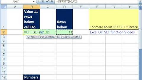 Excel Magic Trick 448: OFFSET Function To Avoid #REF! Error