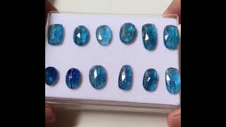 Natural neon kyanite rose cut gemstone for Jewelry Making any inquiry https://dk27gemstone.etsy.com