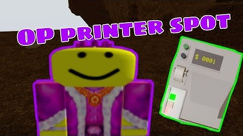 NEW! OP Printer Spot | Roblox Anomic